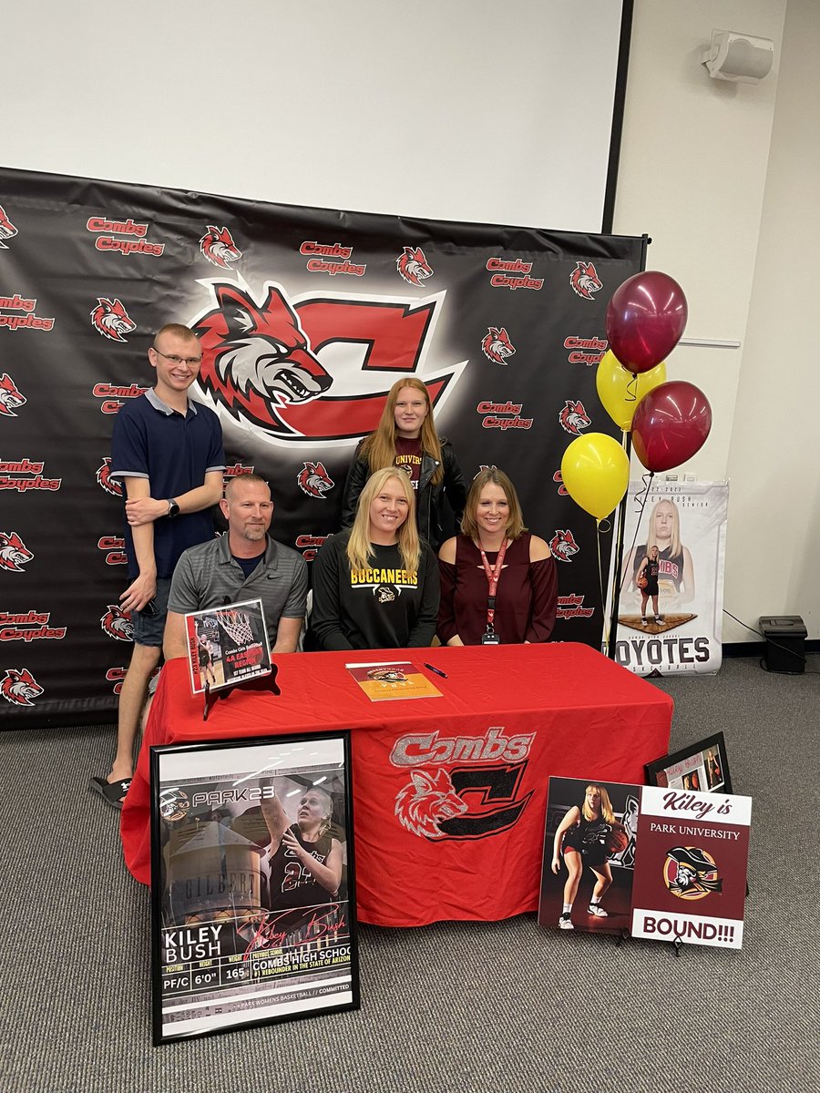 KileyBush40's tweet photo. Super excited to say I have signed with park university!!! 🏴‍☠️🏴‍☠️ https://t.co/28OM56pAF0