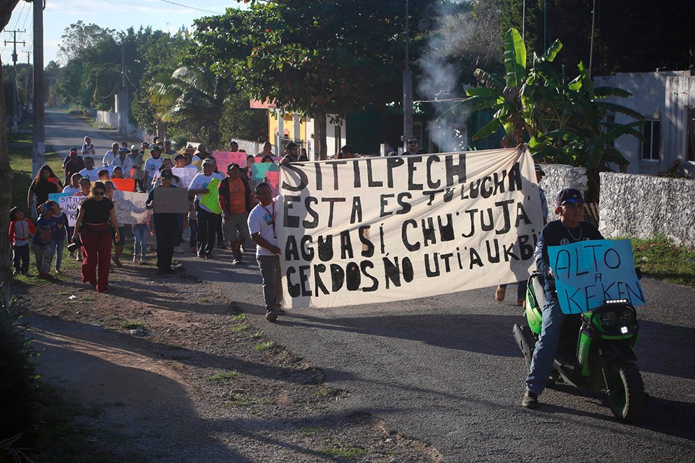 📢🚨ALTO a la criminalización de la lucha del pueblo maya de Siltipech, Yucatán, e inmediata liberación de las 4 personas detenidas arbitrariamente y con violencia por policías de la <a href="/sspyuc/">SSP Yucatán</a>, que vestían de civiles y conducían autos particulares. <a href="/codhey/">CODHEY</a>, <a href="/fgeyucatan/">FGE Yucatán</a> <a href="/GobYucatan/">Gobierno de Yucatán</a>