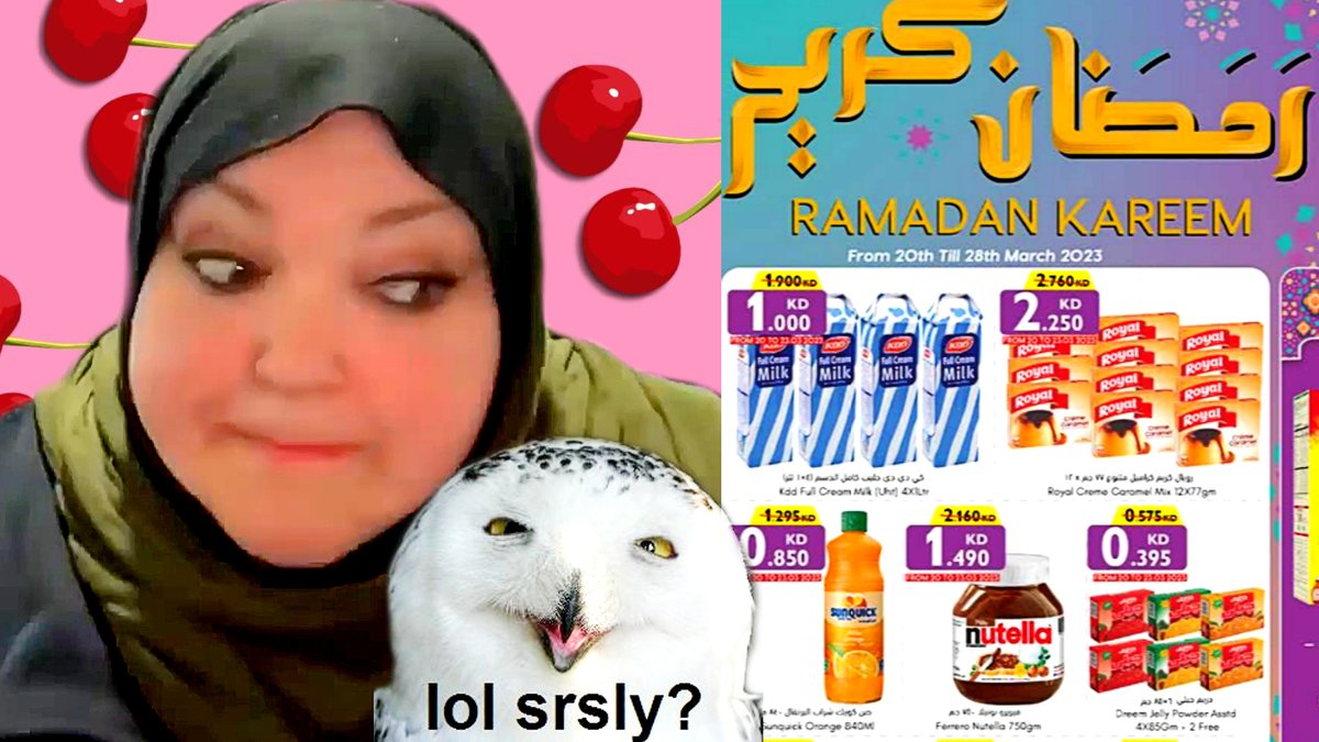 AreYouSrslySrs's tweet photo. Foodie Beauty on LGBTQ+ in Kuwait, Residency and We Shop for Ramadan Groceries! https://t.co/9VWyzJSyMt #FoodieBeautyAnimalAbuser #foodiebeauty #kuwait #expatcanadian #Salahandchantal #ChantalMarie https://t.co/1to0Auj5Ze