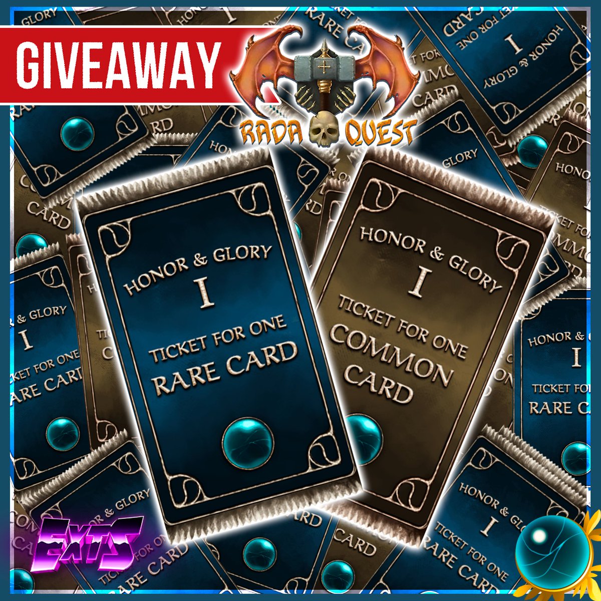 Giveaway!! 24Hs!!

¿Eres nuevo en Rada Quest?

5 Ganadores!!🏆
10 Rada Quest NFTs (packs+cards)

✅Like + RT + Tag 2F
✅Follow <a href="/RadaQuestTCG/">RadaQuestTCG</a> &amp; <a href="/ExtraTutos/">ExtraTutos 👑</a>
✅Be My Referral: game.radaquest.net/referer/code?i…
✅Leave Your Wax⬇️

#Giveaways #NFTGiveaway #Giveaway #GiveawayAlert #WAXFAM #WAX