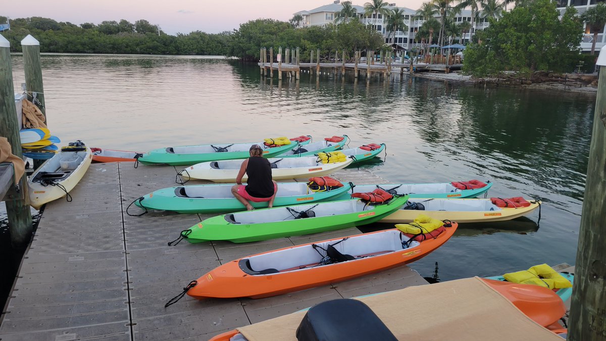TeamVicarious's tweet photo. The Team did our first nighttime kayak adventure and loved it! The glass-bottomed, lighted kayaks are a great way to view sea life at night. The guide brings you into the mangroves and points out barracudas, sharks, lobsters, and more. The tour is an hour long and is fascinating. https://t.co/oDlUUn8o17