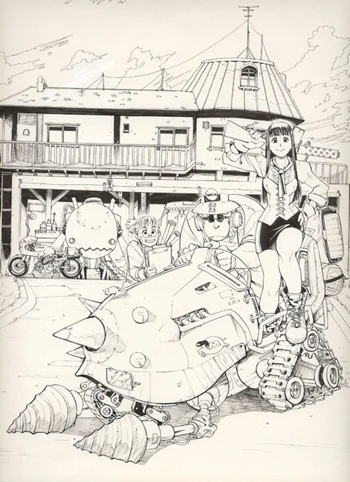 戦車.....ちょっと違うか.....
#急に戦車貼る
#磯本工房 