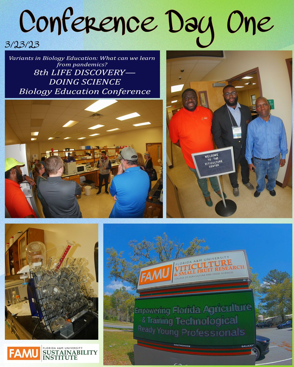 SustainFAMU's tweet photo. Biology Education Conference Day 1 was a huge success! https://t.co/q7uExIIn0o