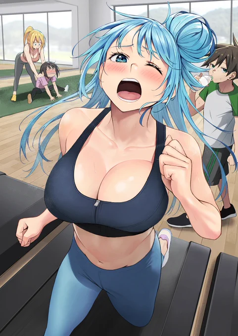 #三億アカウントの中から私を発掘してください 『100日後に女神ボディを目指すアクア』 