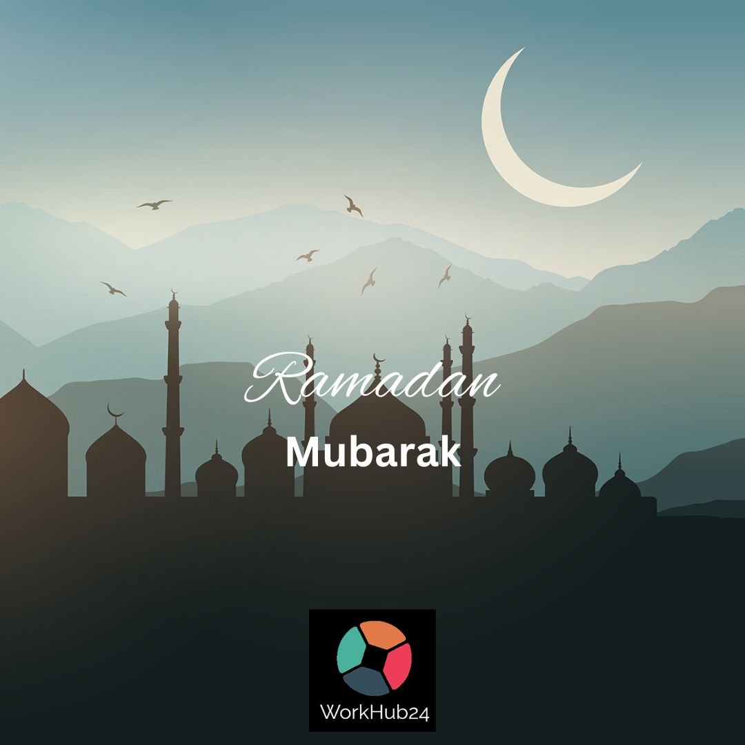 workhub24's tweet photo. Ramadan Mubarak from the WorkHub24 team! 
We wish you a blessed and peaceful month filled with joy, reflection, and connection with loved ones. 

#RamadanMubarak #WorkHub24 https://t.co/4Qjs6eH6je