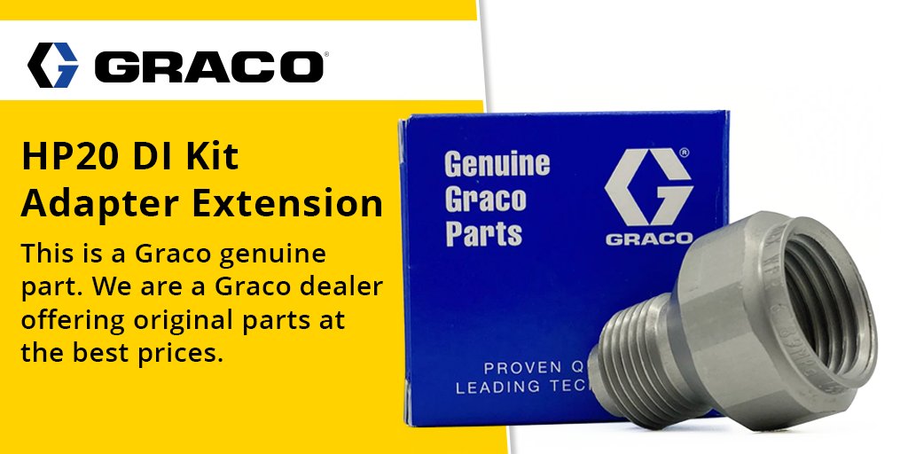 PaintAccess is an authorised Graco dealer which means we can offer genuine replacement and extension parts for your Graco airless paint sprayer, like this HP20 DI Kit Adapter Extension. 
👉 bit.ly/3LB3NlL
#greatdeal #authoriseddealer #paintaccess #graco
#nsw #Australia