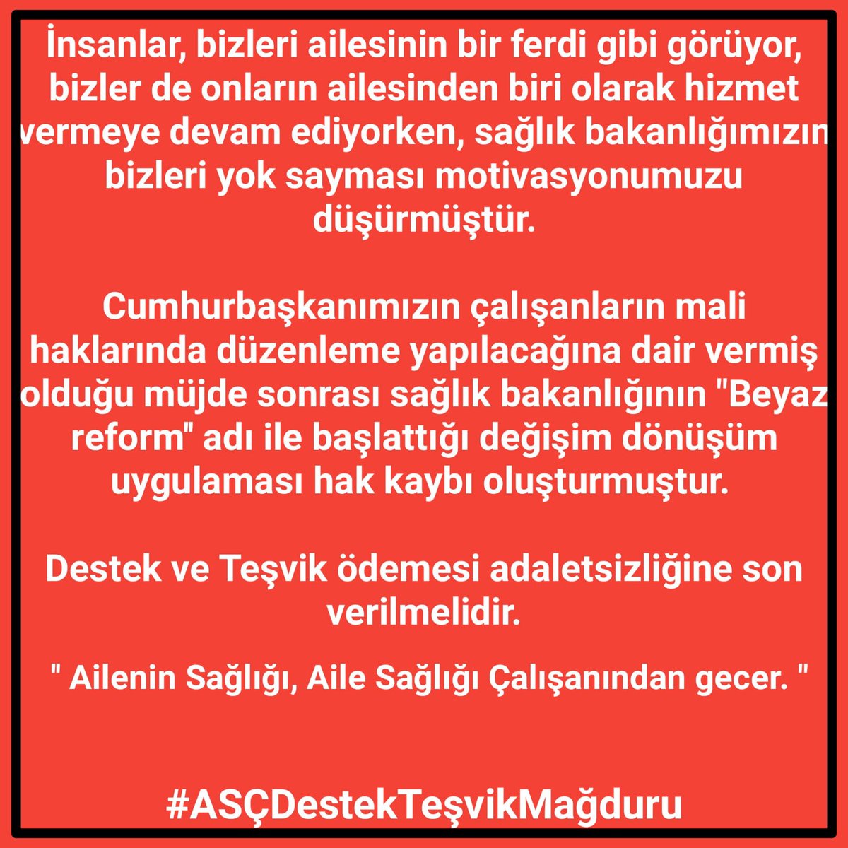 polenguzellik's tweet photo. Sesimizi duyan var mı? 
#ASÇDestekTeşvikMağduru

@RTErdogan @tcbestepe @saglikbakanligi @drfahrettinkoca @halksagligigm @DrRecepAkdag @drtolgatolunay @sedatkaygusuz @SuleymanOzsar @Akparti
@asef_tasef @sagliksen @turksagliksengm @dayanismasen @ahesenorgtr @genelsaglikis @AHEF2008 https://t.co/KZG19TeR5g