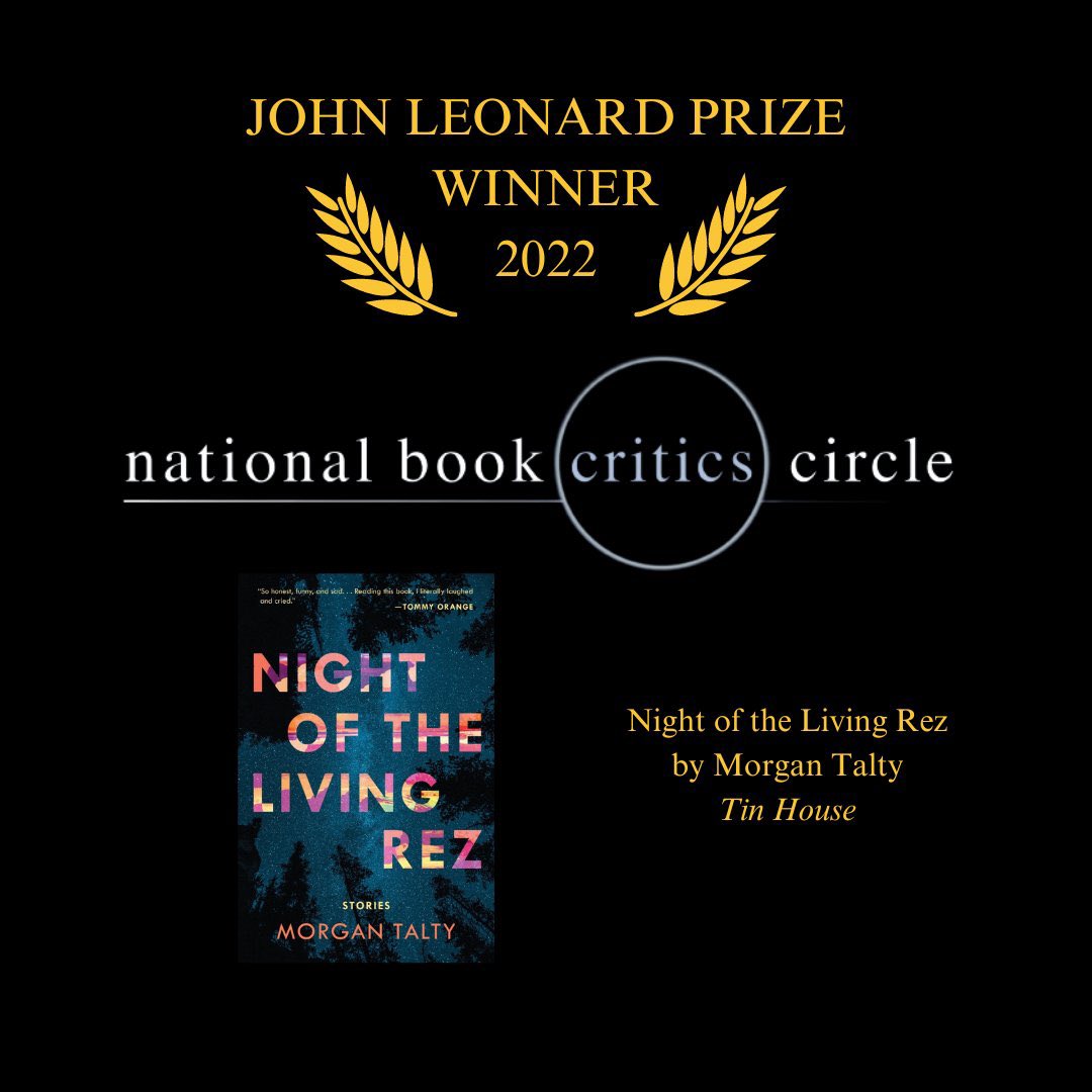 Morgan Talty (@morgan_j_talty) on Twitter photo Absolutely stunned and grateful and so happy to have been awarded the John Leonard Prize for Best First Book in any genre from <a href="/bookcritics/">National Book Critics Circle</a>! Kci woliwoni! Congrats to all the other winners and finalists! This was even sweeter to get the news with baby Charlie in my arms! Absolutely stunned and grateful and so happy to have been awarded the John Leonard Prize for Best First Book in any genre from <a href="/bookcritics/">National Book Critics Circle</a>! Kci woliwoni! Congrats to all the other winners and finalists! This was even sweeter to get the news with baby Charlie in my arms!