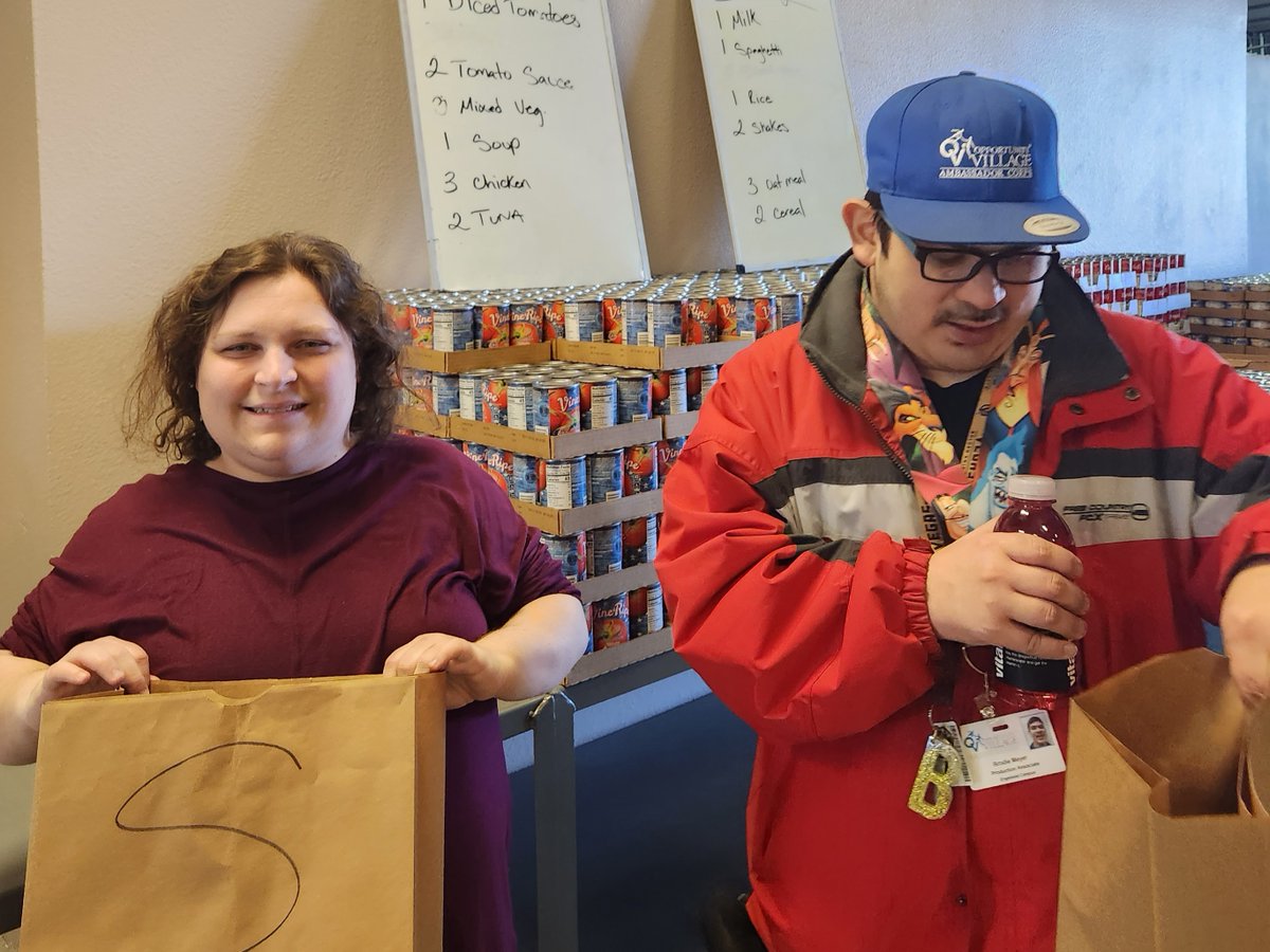 OppVillageLV's tweet photo. A few OV program participants volunteered for @JASouthernNV recently, helping pack educational kits for Las Vegas students.
#OVCommunityPartner #TBT https://t.co/2qwavXjLhq