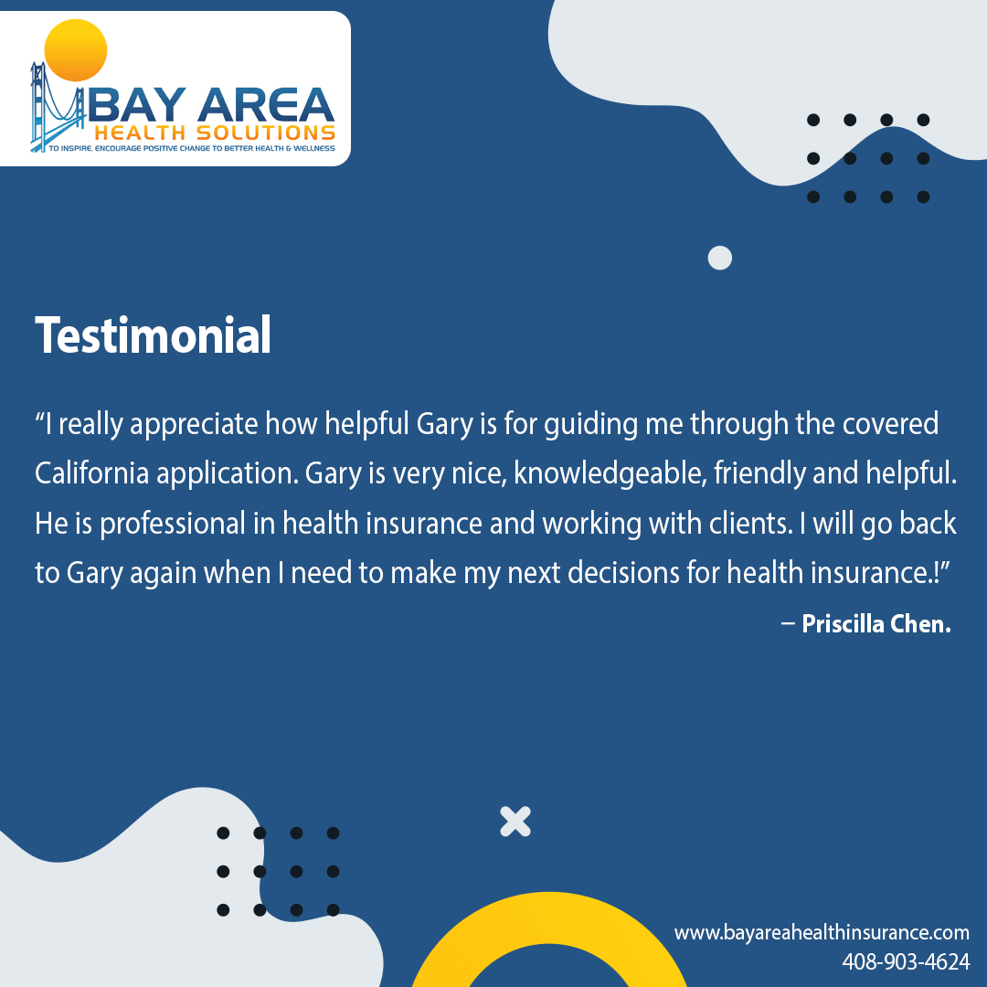 I really appreciate how helpful Gary is for guiding me through the covered California application. Gary is very nice, knowledgeable, friendly & helpful. He is professional in #healthinsurance & working with clients.

#Testimonial #InsuranceReview #CustomerReview #CustomerReviews