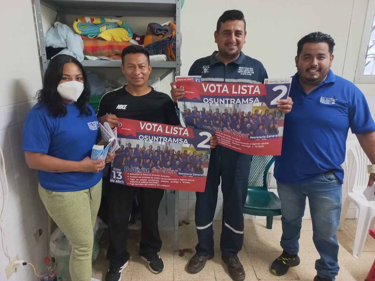 OSUNTRAMSA_N's tweet photo. Nosotros, Trabajadores de la Salud, te invitamos a votar este 13 de abril por aquel que PENSÓ EN TODOS: Wilson Salazar.
 
📍Provincia de Santa Elena. Zona #5.

Recorrido de las diferentes unidades operativas en conjunto a Danny Santana. 

VOTA LISTA DOS ✌️ https://t.co/ztN88xryUC