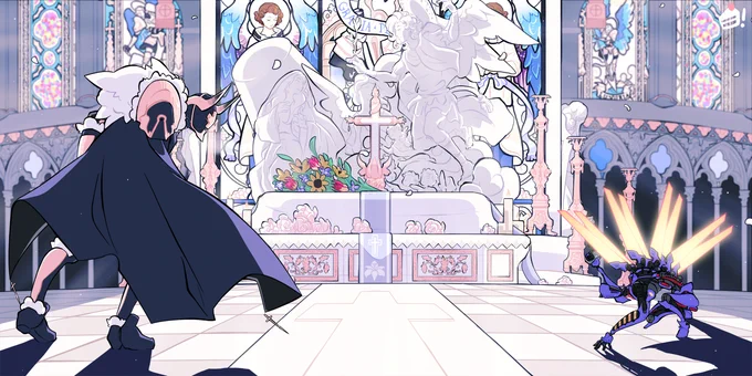 in the tomb of saint gabriel(may your woes be many) 