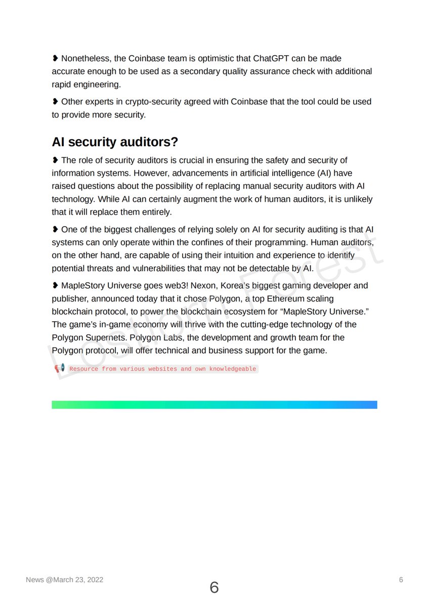 +. ʚଓ : #YuumiDailyNews ₊✧୨୧‿︵‿

Content: <a href="/animocabrands/">Animoca Brands</a> <a href="/OpenAI/">OpenAI</a> <a href="/Immutable/">Immutable</a> 

Full article can be found in these community: <a href="/TheNFTCircle/">The NFT Circle</a> <a href="/DarkEchelonn/">Dark Echelon</a> <a href="/The_LostForest/">Lostlorn Forest 🍃</a> 

In the Web 3 ⇨ Always DYOR ♥︎ 
#nft #NFTCommunity #Web3 #AI #NFTProject