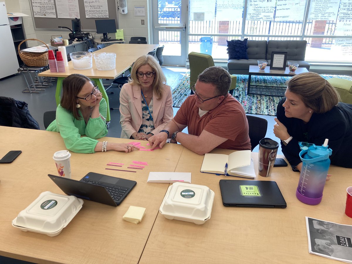 Our guiding coalition worked together today to help set expectations for teams, as we continue our PLC journey. <a href="/FortMillSD/">Fort Mill School District</a> <a href="/TFerribyThomas/">Tesha Ferriby Thomas, EdD</a> #collaborationisthekeytostudentsuccess