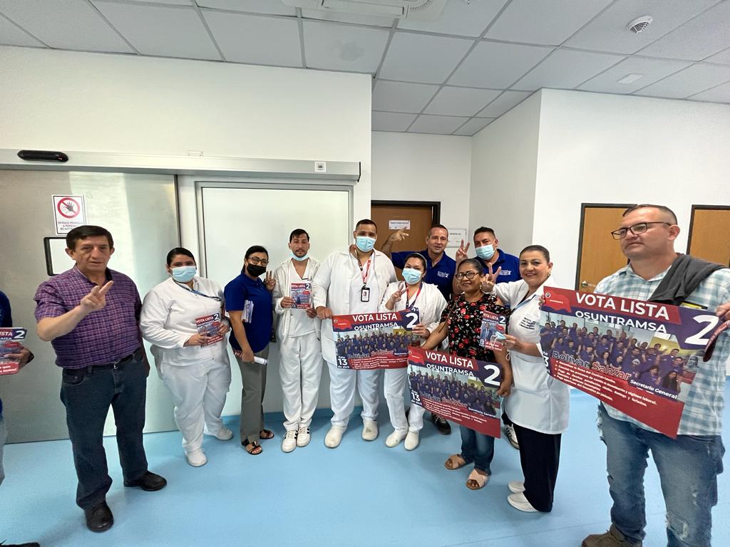 OSUNTRAMSA_N's tweet photo. 📍Hospital General Dr. Napoleón Dávila Córdova, Chone.

Gracias, compañeros, por la cálida aceptación de las propuestas de la LISTA #2. 

✌️ https://t.co/Zwe63NV9kO