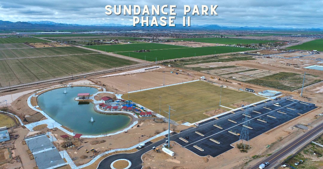 That much closer! Sundance Park Phase II Update 📣 Good things take time! We understand the construction process can be long, but we are so looking forward to having this new, beautiful expansion to our park. This photo from March 2nd is giving us the new park feels 🤩