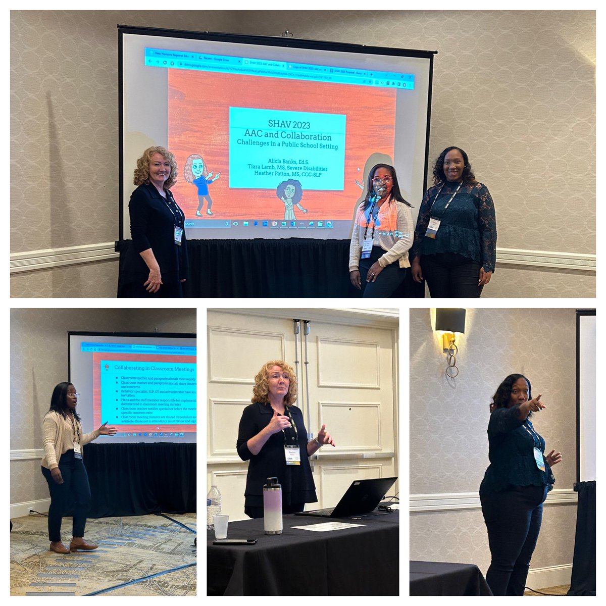 Wow! @NHREC__CFA was well represented today at #SHAV2023! Our YMS team presented about their innovative collaboration model. #BoldlyGoing #WeAreNewHorizons @HLPSLP @VAEducatorCMR @Akayew3