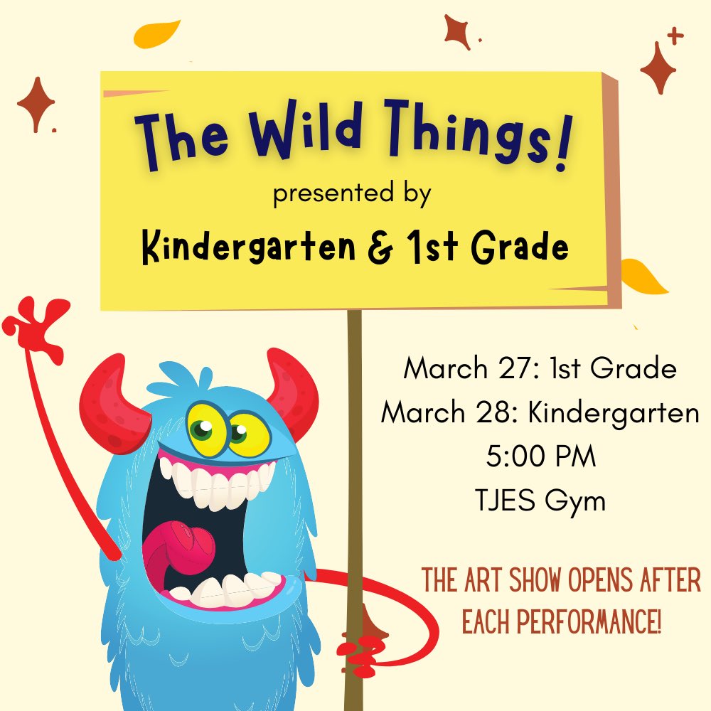 Spring musical and art show!