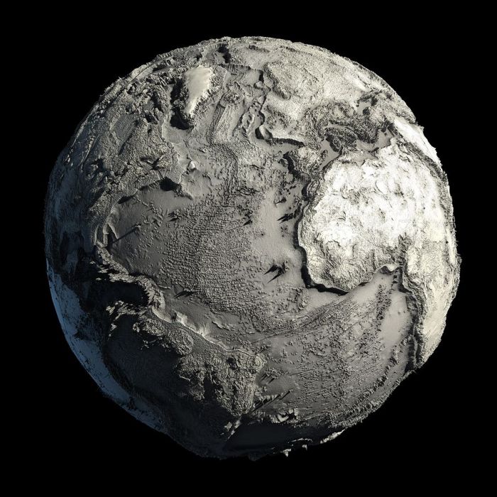 Earth without it's water.