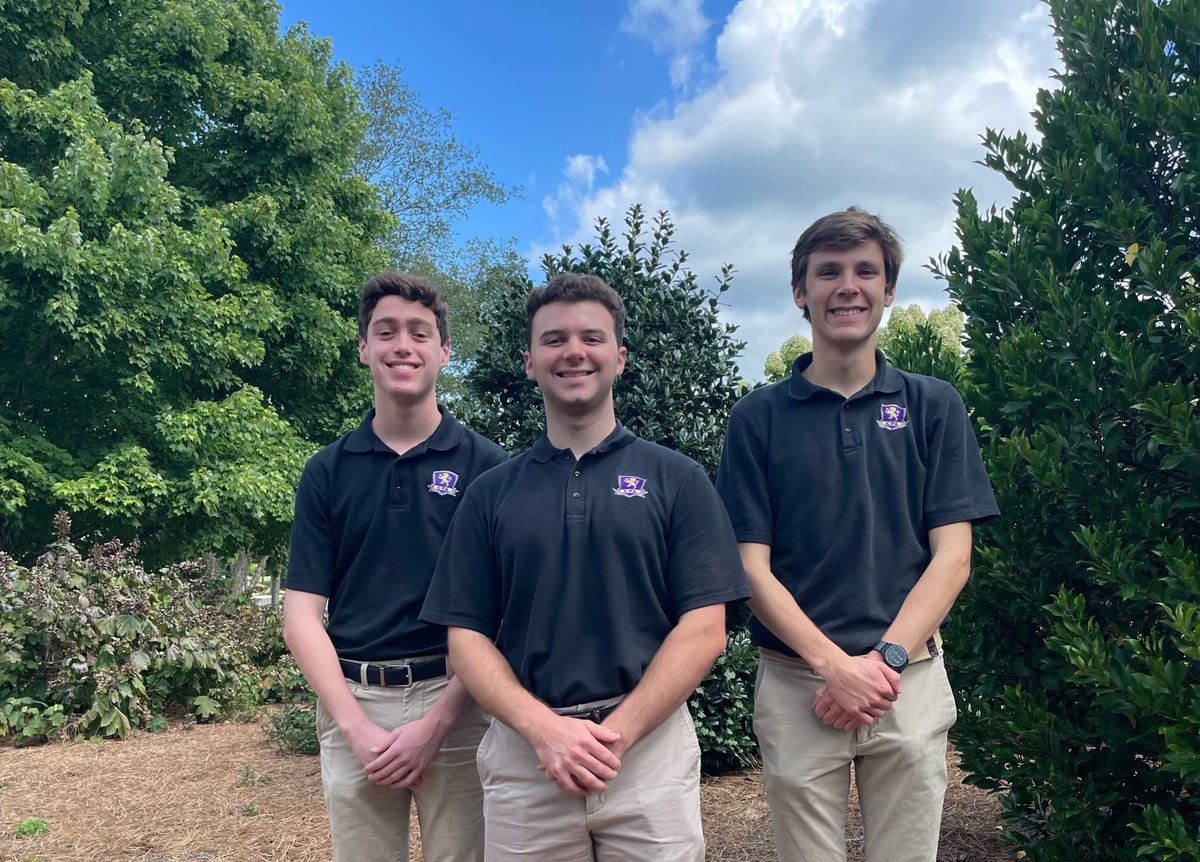 cpalions's tweet photo. Congratulations to Jack, Bennett, and Davis who advanced from Semifinalist to Finalist status in the National Merit Scholarship Competition. Three cheers for these three outstanding scholars! #CPAupper https://t.co/8E984ewift