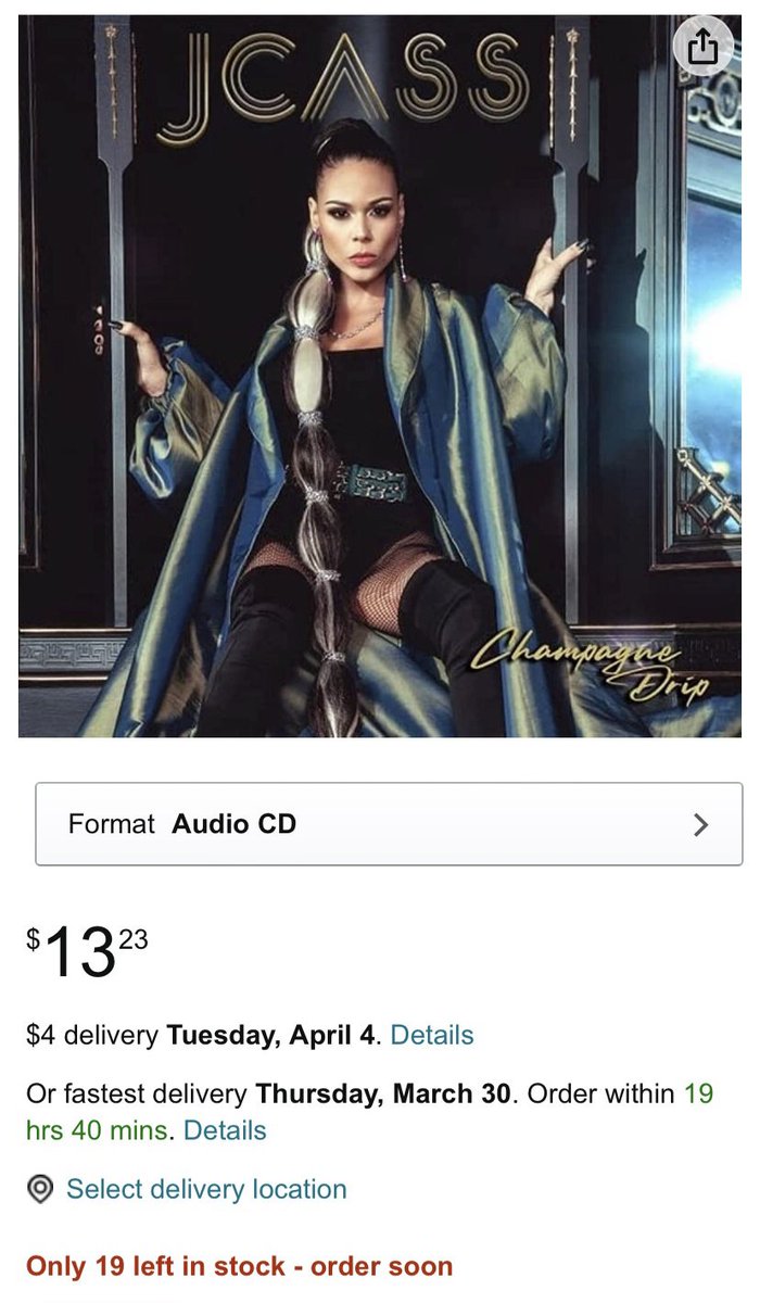 JCassMusic's tweet photo. Champagne Drip 🍾"PHYSICAL COPIES AVAILABLE NOW on AMAZON they are selling so fast only 18 left! Go get you a copy before they sell out. 
👇
https://t.co/LaF6CnGaVC

I appreciate the love and support. Limited Edition Vinyls are coming very soon. #newalbum #newalbum https://t.co/GJZ9WoHWt8