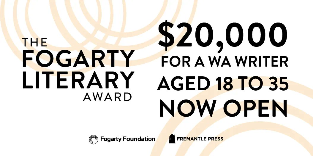NEIRO | ETH | CRYPTO (@fremantlepress) on Twitter photo Are you an 18 to 35-year-old West Australian writer with an unpublished manuscript? The Fogarty Literary Award is worth $20,000 and a publishing contract with Fremantle Press. Entries close 18 April 2023. buff.ly/42e6uQa Are you an 18 to 35-year-old West Australian writer with an unpublished manuscript? The Fogarty Literary Award is worth $20,000 and a publishing contract with Fremantle Press. Entries close 18 April 2023. buff.ly/42e6uQa