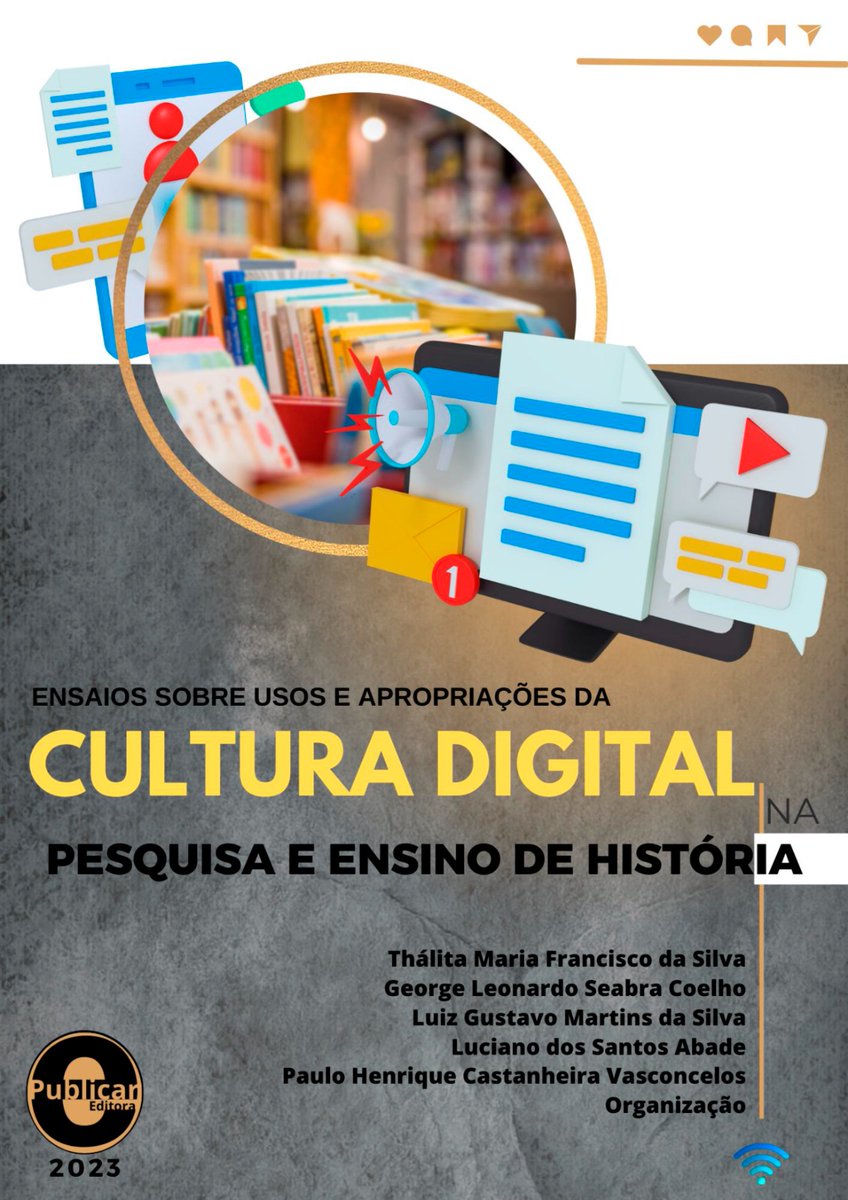 MITECHIS1's tweet image. 🥁 É com muito prazer que apresentamos ao público este e-Book, resultado do nosso  _Iº Simpósio Nacional em Mídias, Tecnologias e Históri_ a realizado online em 2022. 
 
🙌 Desejamos uma boa leitura!
📎 Faça download: drive.google.com/drive/folders/…