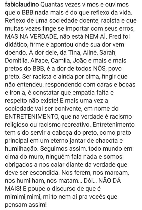 devaky01's tweet photo. RACISMO NÃO É ENTRETENIMENTO
#BBB23 #ForaKey https://t.co/vs6nLgUswx