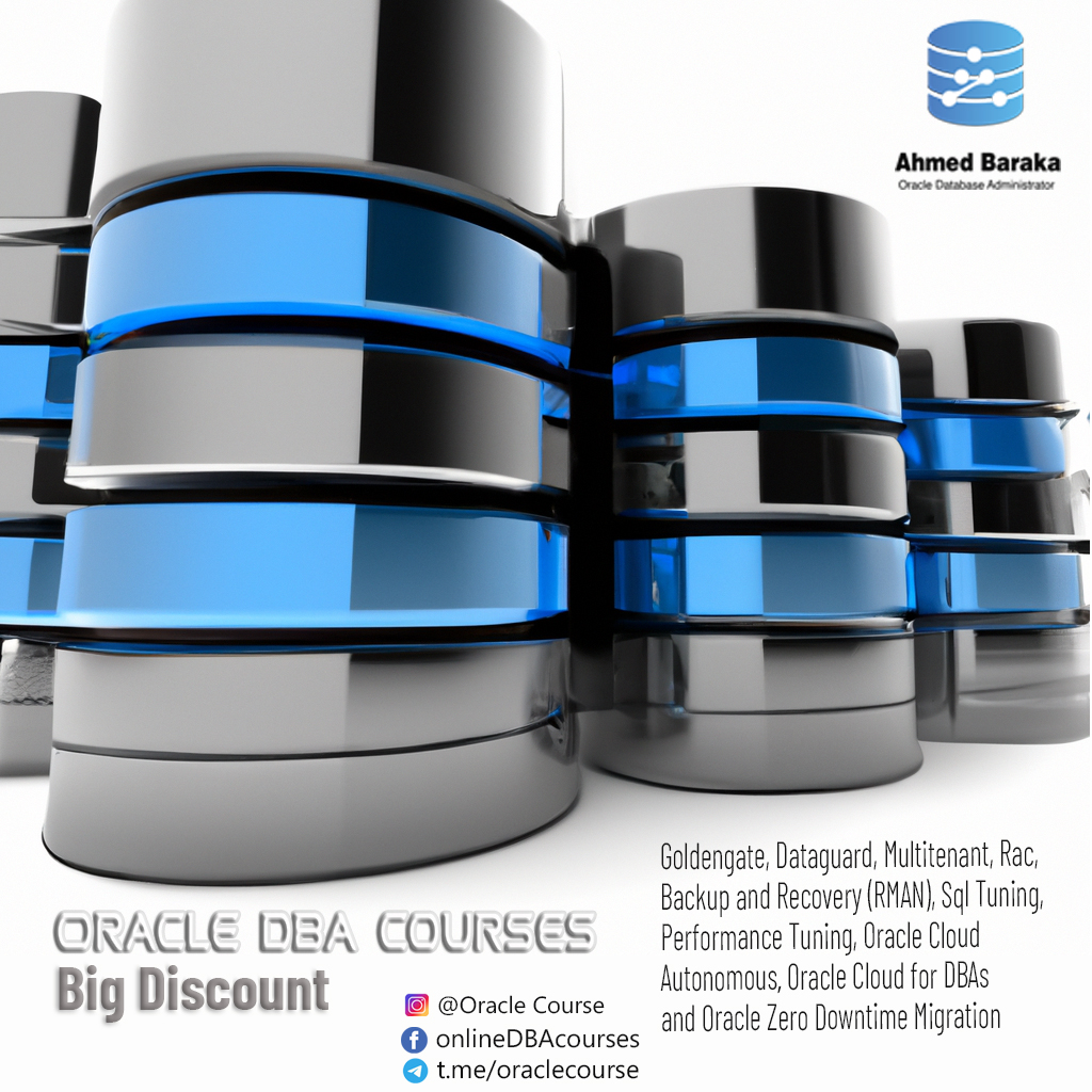 OracleCourse's tweet image. **Oracle Database Administration from Zero to Hero
Start your journey to become a professional Oracle database administrator DBA with one course!
udemy.com/course/oracle-…

#أوراكل #تدريب #دورات #oracle