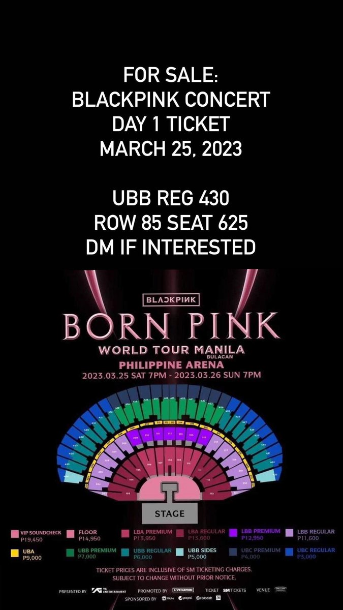 saykriz's tweet photo. Helping a friend gusto lang po kasi mag upgrade ng tix, DM lang po if interested 🖤🩷
#BORNPINKINMANILA_BULACAN https://t.co/f4VbavbHnJ