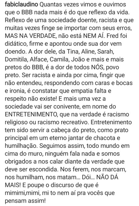 vynifredelicia's tweet photo. Fabiana Claudino, bicampeã olímpica, atual jogadora do Osasco, expondo de forma precisa tudo o que pensa da Key Alves, sua companheira de time:
MAIS UMA VEZ O TEMPO INOCENTANDO DR FRED NICÁCIO
#BBB23 #RedeBBB #FORAKEY #VOLTADRFRED https://t.co/9wCnh8TRPT