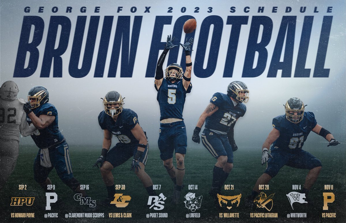 Here is your Bruins 2023 Football schedule! 

#GoBruins #YouBet