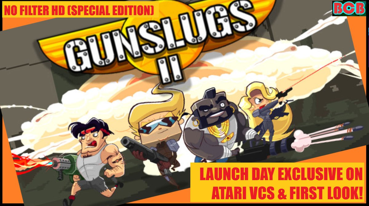ballistikcoffee's tweet photo. Coming up... #Gunslugs2 for the #AtariVCS! #LaunchDay Exclusive &amp; 1st Look! I play Gunslugs 2 for the 1st time &amp; show the trailer! "Rockets, tanks, choppers, train crashes, huge metal robots, aliens &amp; hordes &amp; hordes of the Black Duck army minions" #Atari #gaming #orangepixel https://t.co/jxOuH3g09O