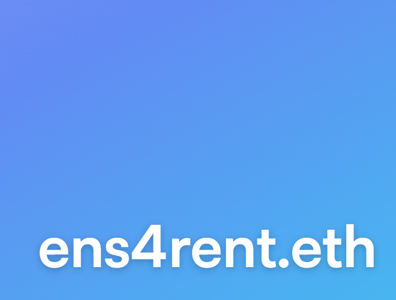 cali29932869's tweet photo. ens4rent.eth 0.1 ETH 
@ensdomains @opensea
https://t.co/nZFhVDWDGK
#ENS #domainnames #domainnames #sale #web3 #web3community #DomainInvesting #blockchain 
#DomainNames #ENSMaxis #domainsforsale #NFTGiveaways #NFTCommunity #NFTs 
#DomainFlipping #DomainNameForSale #domain https://t.co/UuuRuOyqqn