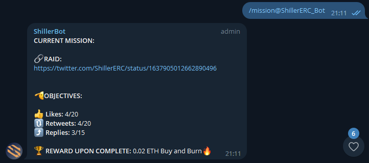 @TrendAI_io @XearnBank <a href="/Onion_Swap/">Hans-Georg Schweitzer</a> <a href="/ShibaK9Sniffer/">Shibarium K9 Sniffer</a> Come check out the utility we can provide to you @TrendAI_io 👀
We can offer a bot to forward raid tweets and hold Raid Missions, free! t.me/Shiller_portal t.me/ShillerERC_Bot