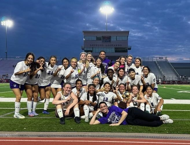 Bi-District Champs!! 🏆
Area here we come! 💜⚽💪🏽

Goals scored by Ella Anderson, Isabelle Lopez, Natalia Banda, &amp; Sadie Blake. 

#IronSharpensIron