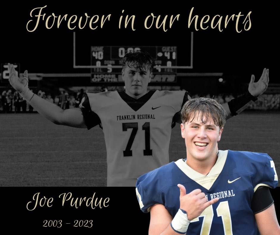 No words are adequate to express the sorrow we feel today. Joe had an enormous heart and a beautiful soul. Deepest sympathies to the Purdue family and all who loved Joe. 

Service information:
hartfuneralhomeinc.com/obituary/Josep…