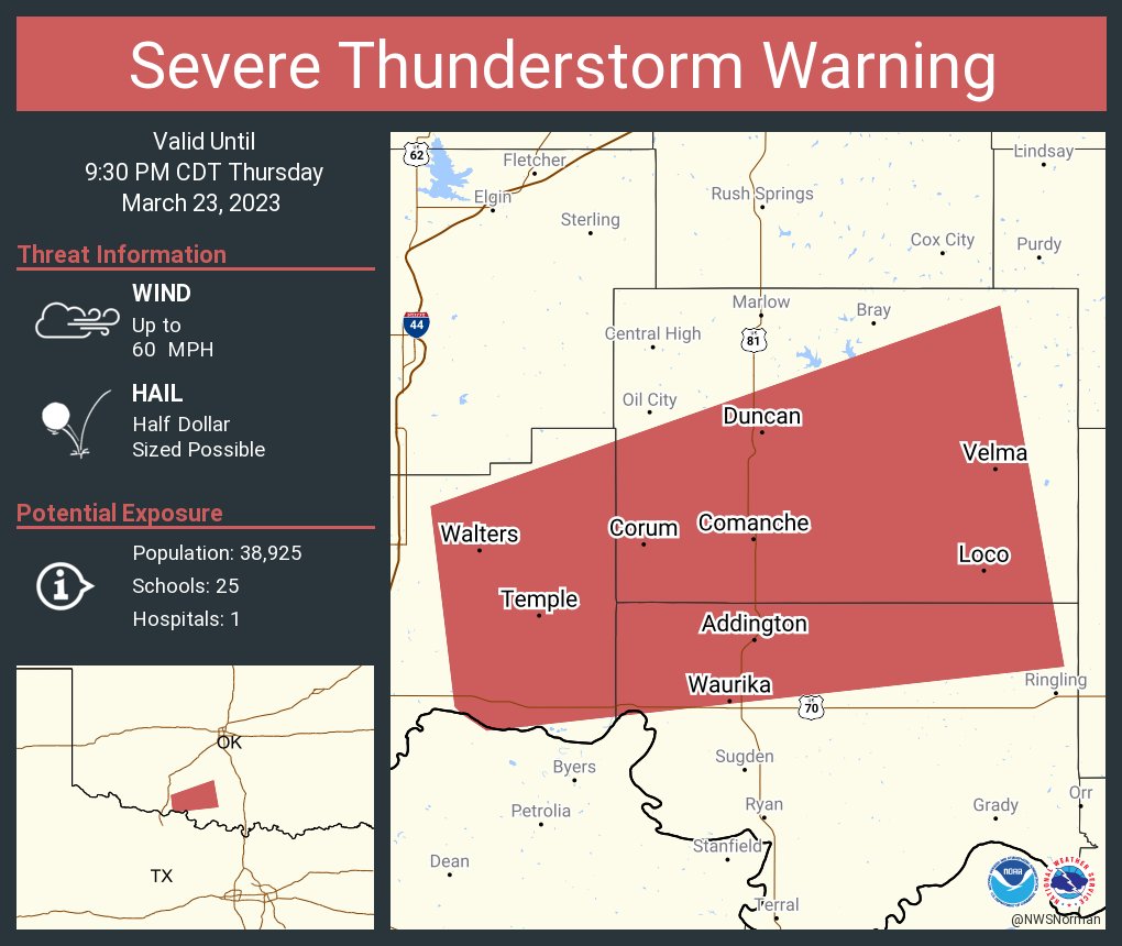 Mike Smith on Twitter "RT NWSSevereTstorm Severe Thunderstorm