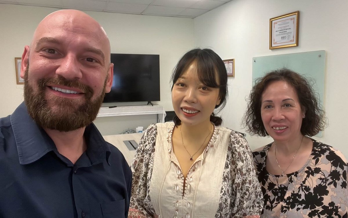 mzf4_group's tweet photo. Meeting Ms. Cao Thi Van Diem (CEO) and Ms. Trang Dao at #Medep in Ho Chi Minh (Vetnam).
Anderson Bueno | Sales Manager
Mazzaferro Medical: a MZF4 business unit.
Contact us: https://t.co/7bQ5SrADKk
#networking #roadshow #healthcare #orthopedics #sutures #sportsmedicine #asia #mzf4 https://t.co/Pge2iOWP2E
