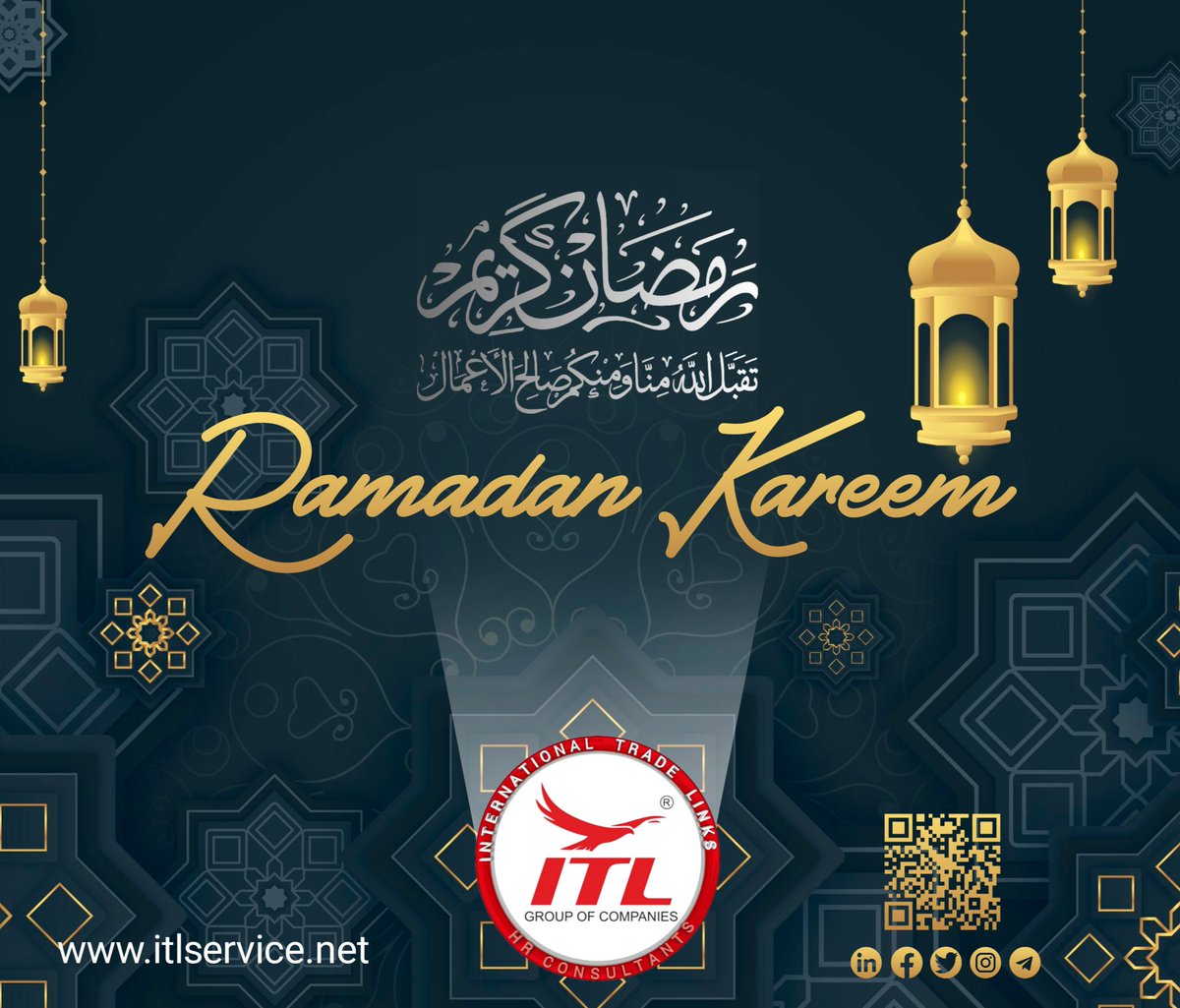 ItlJobs's tweet photo. ❣️RAMADAN KAREEM🤲🏻
#ramadan #ramadankareem #ramadanmubarak #islam #holymonth #love #madina #makkah #humanresources #digitalMarketing #itl #2023jobs #consultancy #trade #ramadan2023 #festival #bless #blessmonth https://t.co/YQ5pCkbLKK