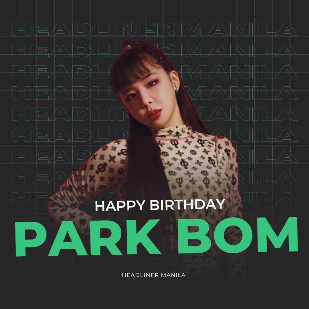 Happy Birthday, 2ne1\s Park Bom! 
