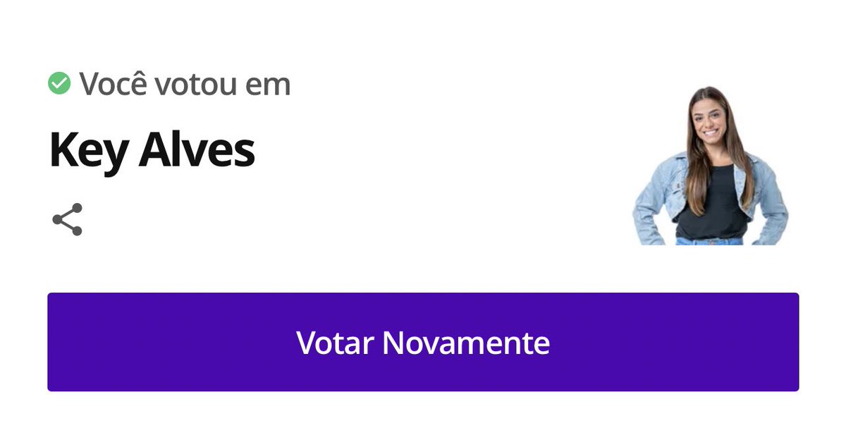 keyalvesoficial's tweet photo. SEM PARAR E ATÉ O FIM! 💖🙏🏻 #VoltaKey #BBB23
Vote agora: https://t.co/oPSp8c1ynR https://t.co/IkWTvjDd1C