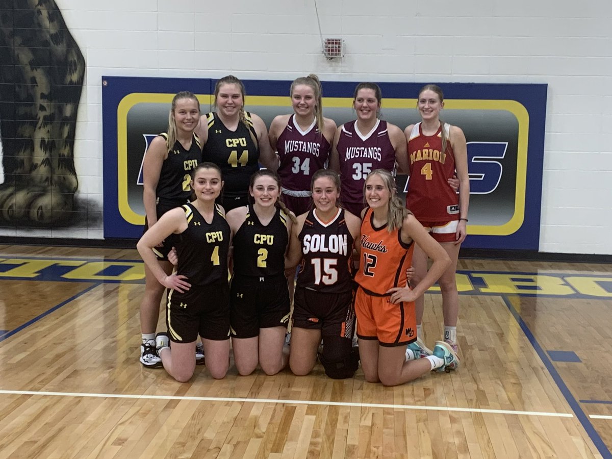 bball_indee's tweet photo. It was a good time watching our seniors one last time in the Maroon n White at the WaMaC Senior shootout https://t.co/1l86jvyknk