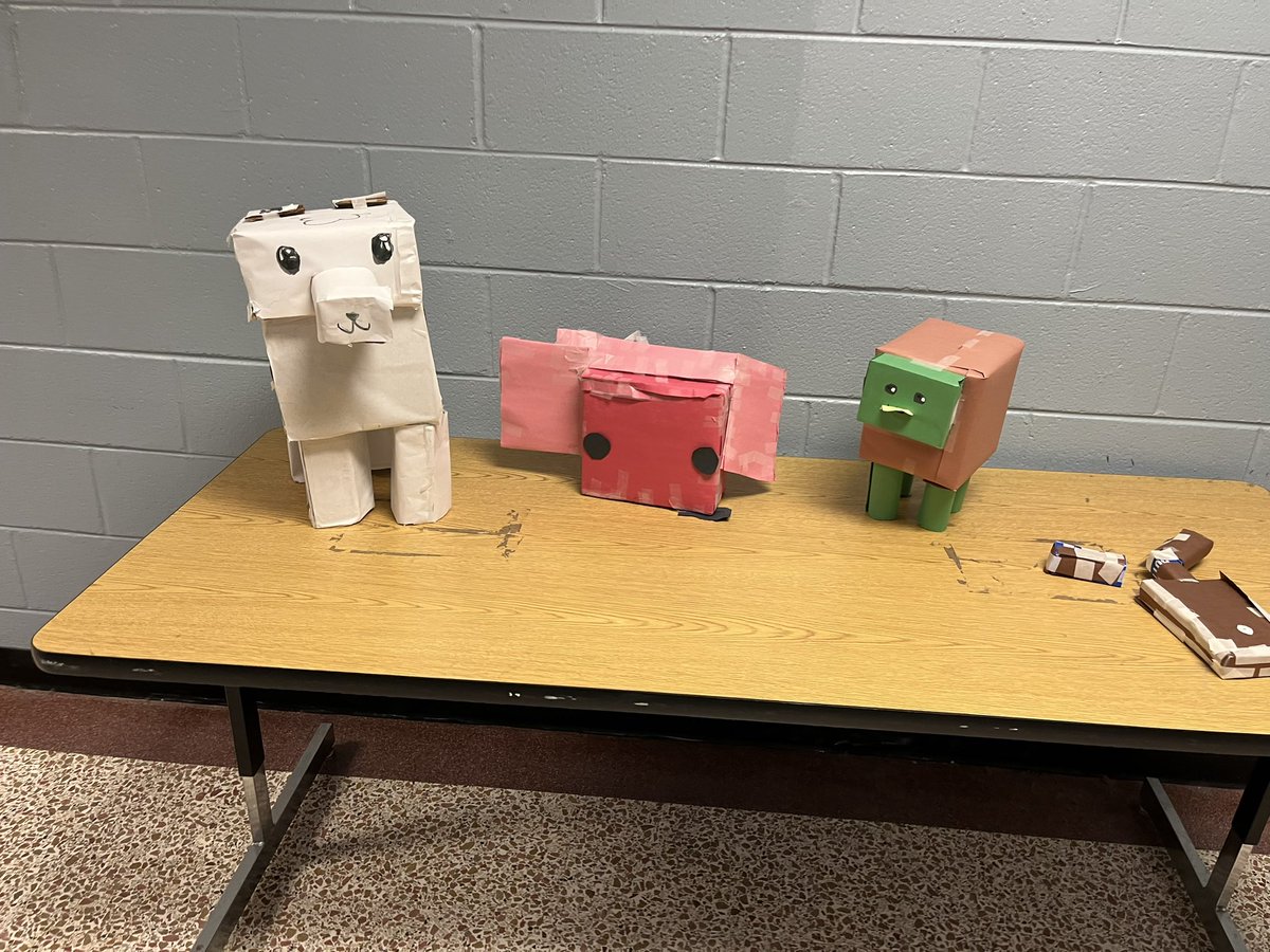 #aWESome math project in #fifthgrade! Researched animals from different ecosystems, then built a 3D model to find the volume. #integration #STEM @MsHillsScholars @WoodlandES @NealatWoodland @mrsuremovich @shavanda_toomer @nancy_lahey