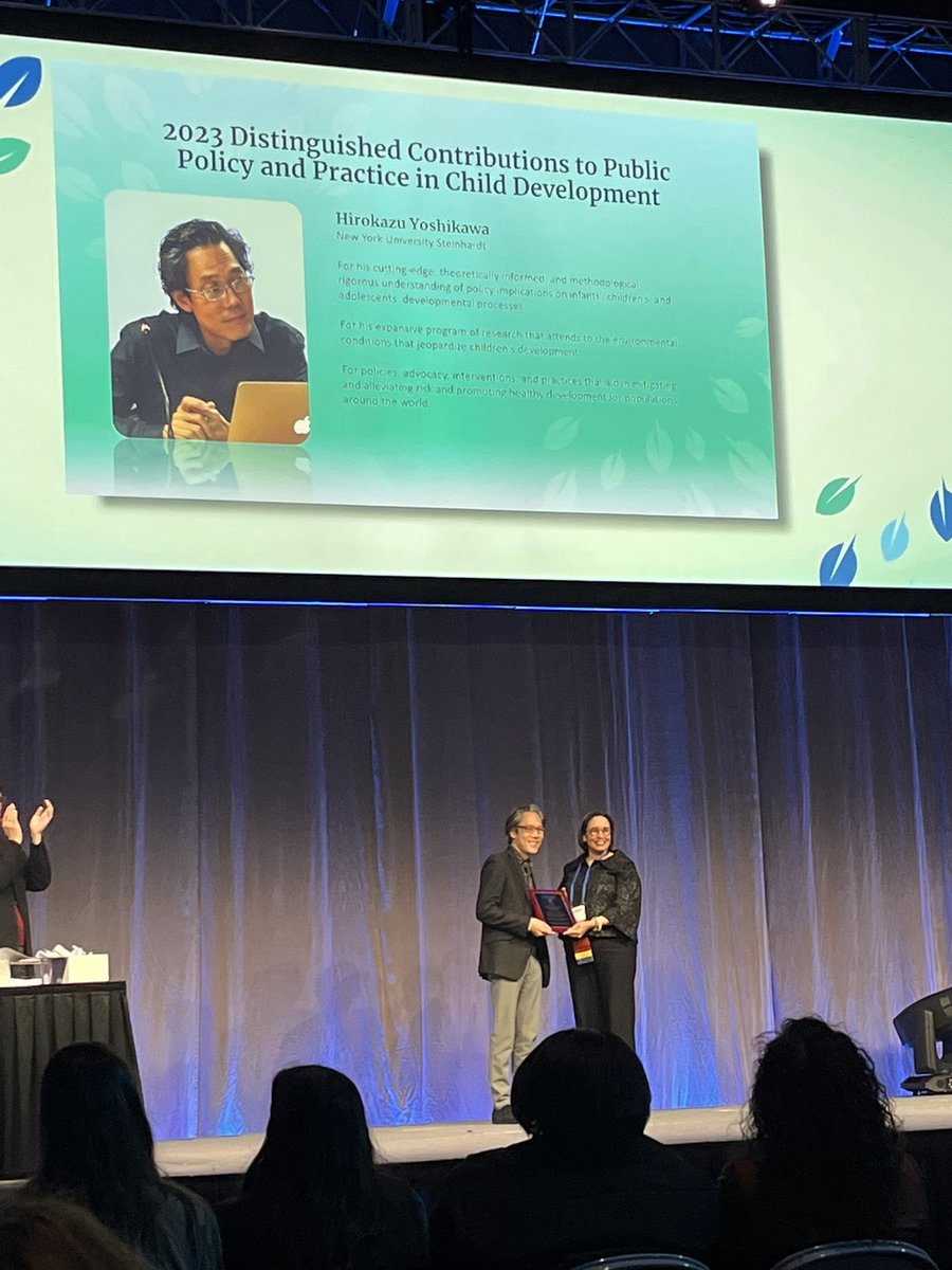 SRCD Asian Caucus (@srcdasiancaucus) on Twitter photo 🎉Congratulations to @HiroYoshikawaNY on receiving the Distinguished Contribution to Public Policy and Practice in Child Development from <a href="/SRCDtweets/">Society for Research in Child Development</a> !! #SRCD23 🎉Congratulations to @HiroYoshikawaNY on receiving the Distinguished Contribution to Public Policy and Practice in Child Development from <a href="/SRCDtweets/">Society for Research in Child Development</a> !! #SRCD23