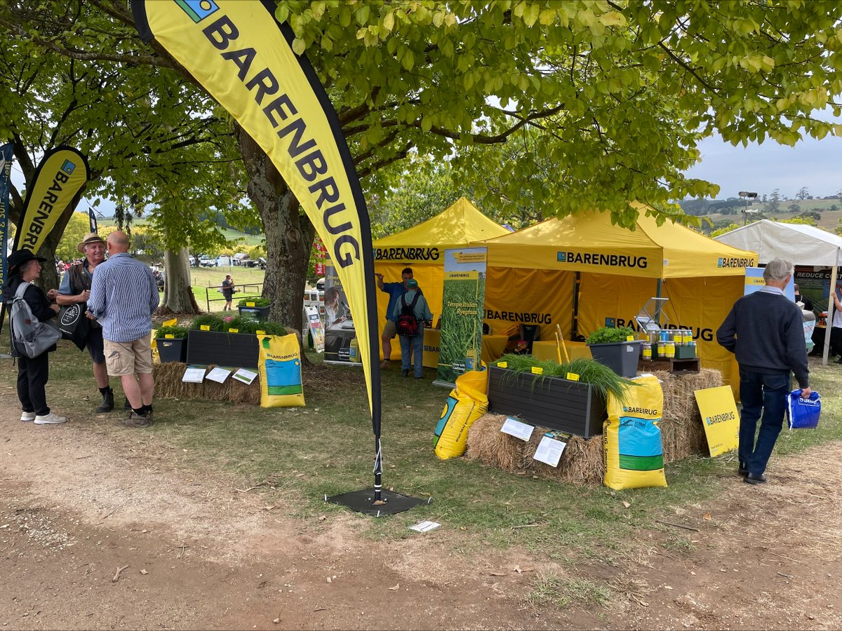 BarenbrugAUS's tweet photo. The sun is shining here at Farmworld, Lardner Park ☀️ Great day to drop in and visit the Barenbrug team, we will be here all weekend to discuss your pasture needs. https://t.co/mYfS9qrdhm