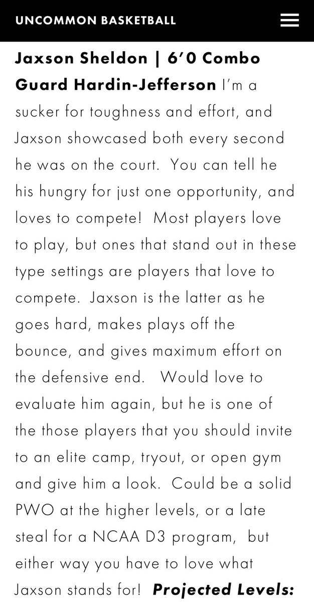 JaxsonSheldon's tweet photo. Thank you for the write up!
@UncommonBball @4YFilms @GDayHoopScout @djones8301 https://t.co/HVOAcHLJKP