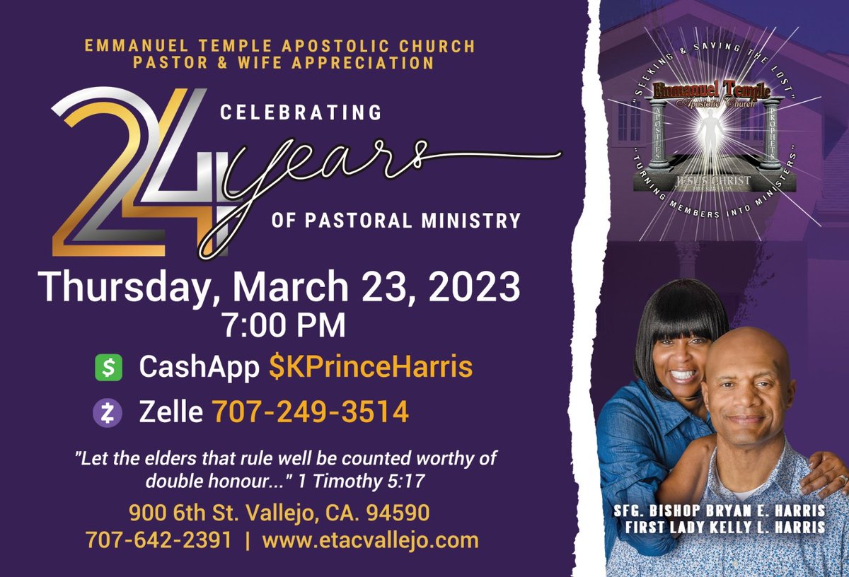 Celebrating 24 Years of Pastoral Ministry