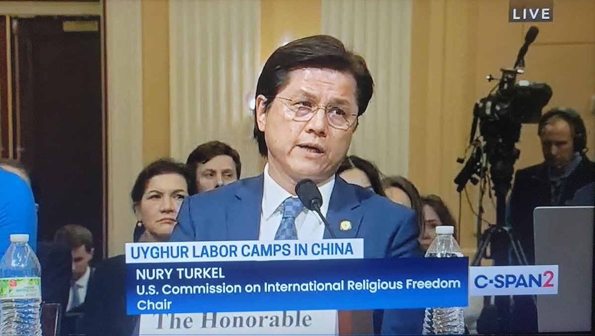 The House Select Committee on the CCP is holding a hearing NOW on Uyghur forced labor camps.

#EndUyghurGenocide!