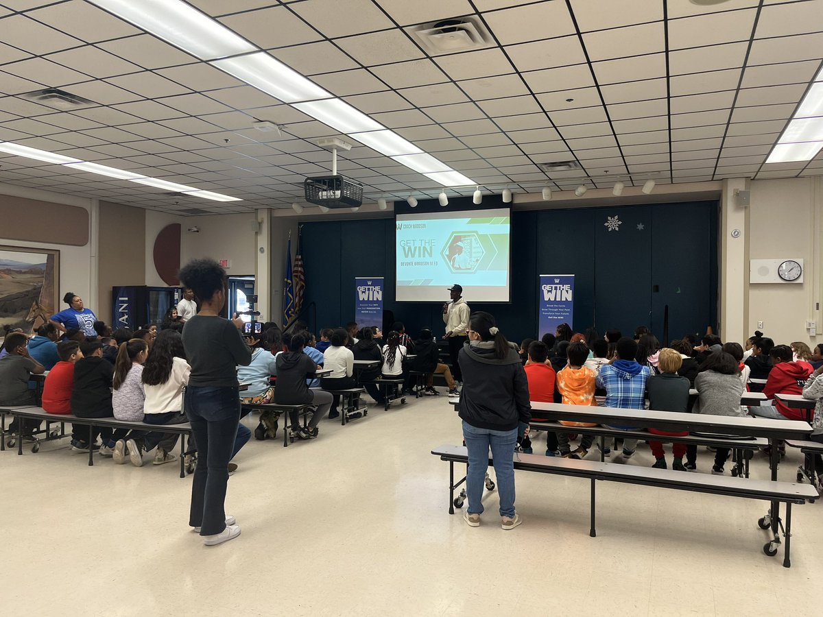 ColtsCunningham's tweet photo. Thank you @youth_greater for inspiring our students during their assembly today. Get the win! https://t.co/3OSnwnCQyH